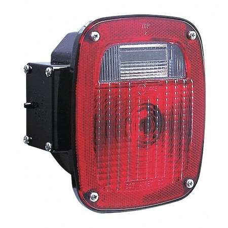 Peterson Stop-Turn-Tail Lamp, Red, Rectangle 442