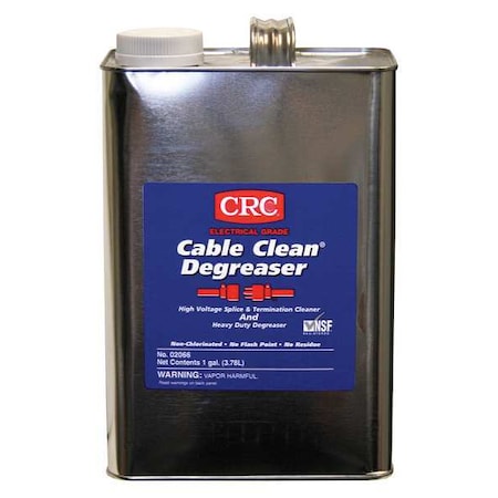 Crc Cable Cleaner Degreaser, Can, 1 gal. 02066