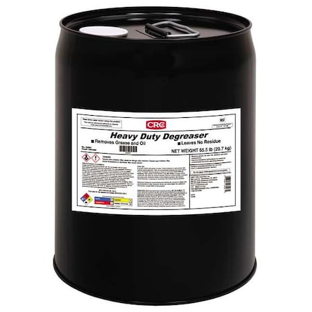 Crc Heavy Duty Degreaser, 5 gal Bucket, Ready to Use, Solvent Based 03097