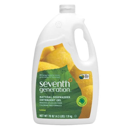 Seventh Generation Dishwashing Detergent, Gel, Bottle, PK6 22831