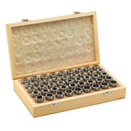 Parlec Standard Collet Set, 3/8 in. to 1 in. 100PG-S041