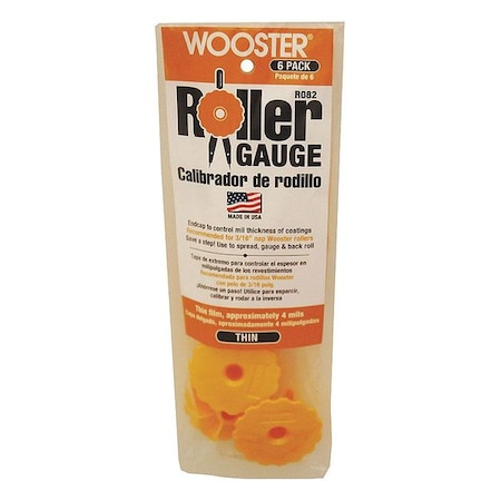 Wooster Roller Gauge, 6 PK R082