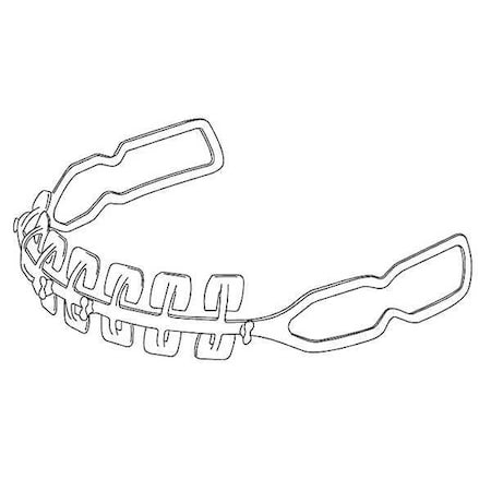 3M Speedglas Headband Front Part, Nylon, Gry, PK5 06-0400-53-B