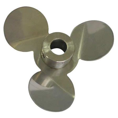 Zoro Select Propeller, 4 In Dia x 1/2 In, 316 SS 32V143