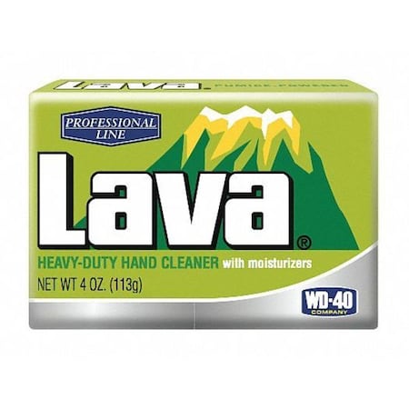 Lava Heavy Duty Hand Cleaner, Bar Soap with Moisturizers, Fragrance Free, Includes Grit, 4 oz., 48 Pk 10383