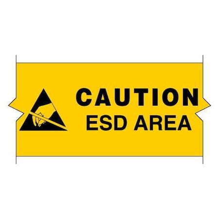 Brady Floor Marking Tape, Square, 3 In.W, 100 ft. 121368