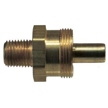 Tramec Strt, Brass, Comp. 1/2 in, MNPT 1/4 in 991238
