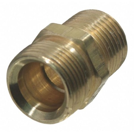 Tramec Strt, Brass, Comp. 3/8 in, MNPT 1/2 in A66