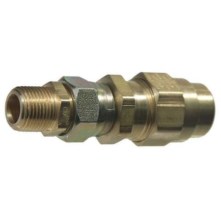 Tramec Air Brake Fitting, 1/2InTube, Brass, 225psi 7733882