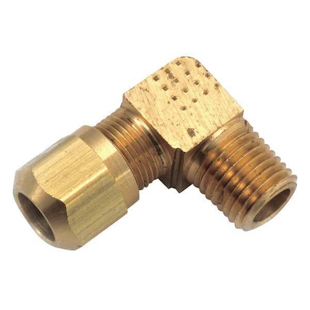 Anderson Metals Elbow, Brass, Comp.1/8in, Comp.5/32in 00849-0202