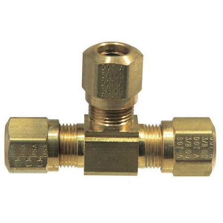 TRAMEC SLOAN Union Tee, Compression, Brass 964-6-6-4