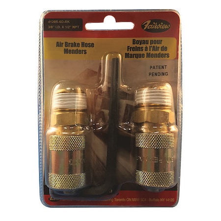 Tramec Hose Mender Kit, Brass 4120R-6D-RK