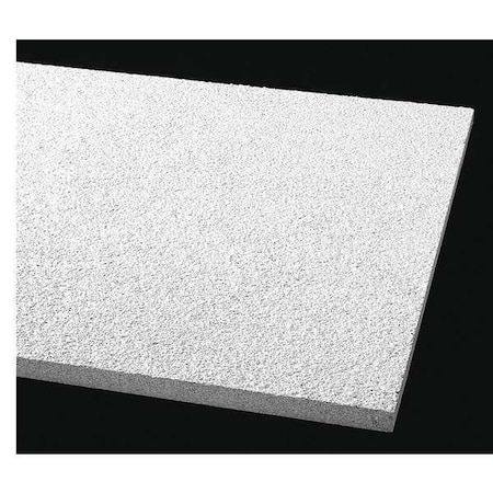 Armstrong Cirrus Ceiling Tile, 24 in W x 48 in L, Square Lay-In, 15/16 in Grid Size, 6 PK 533B