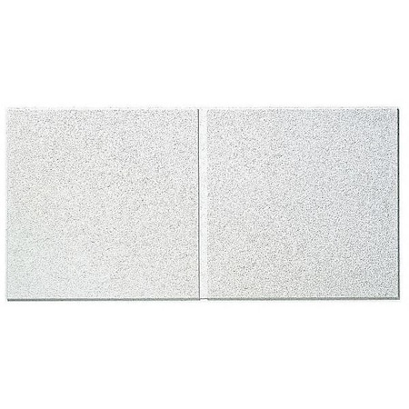 Armstrong Cirrus Ceiling Tile, 24 in W x 48 in L, Beveled Tegular, 15/16 in Grid Size, 6 PK 513A