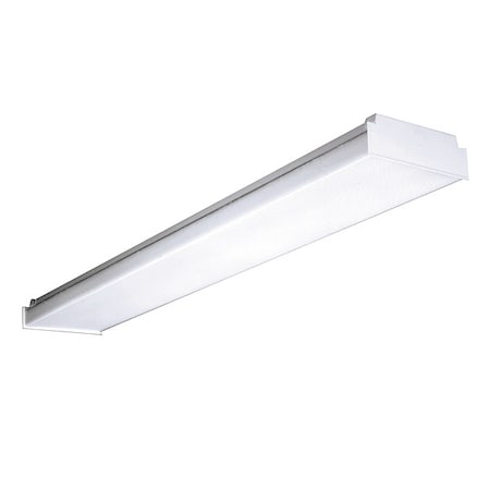 Columbia Lighting LED Wraparound Fixture, 4 ft L, 4908 lm LAW4-35ML-EDU