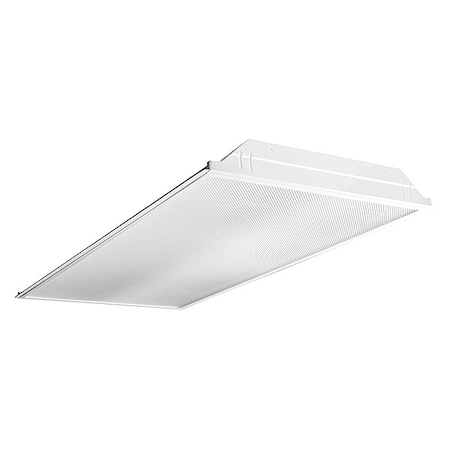 Columbia Lighting Recessed Troffer, 4 ft L, 4772 lm, 38W LJT24-35MLG-FSA12-EDU