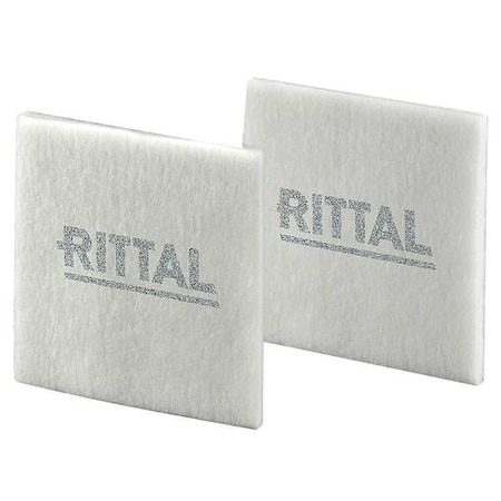 Rittal Fine Filter Mat, Fine Filter Mat Accessory, Synthetic Fiber 3182100