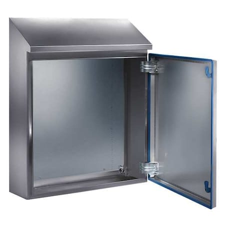 Rittal 1/4 Turn Latch Electrical Enclosures, 14 in H, 6 in D, 9 in W, 1, 12, 13, 3, 3X, 4, 4X 1302600
