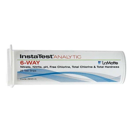 Insta-Test Test Strip, Drinking Water, 5in L., PK25 2933-G