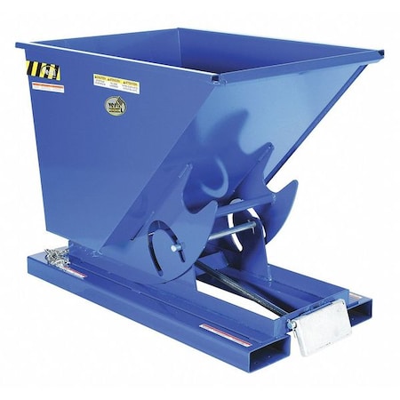 Vestil Self Dumping Hopper - Med Dty - Blue D-50-MD