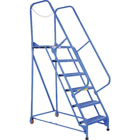 Vestil 90 H Steel Maintenance Ladder - 6 Step Grip-Strut, 6 Steps LAD-MM-6-G
