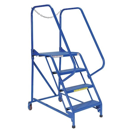 Vestil 70 H Steel Maintenance Ladder - 4 Step Perforated, 4 in Steps LAD-MM-4-P