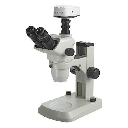 Accu-Scope Microscope, 9-13/32in.Hx11-13/32in.W, 15lb 3076-LED-E