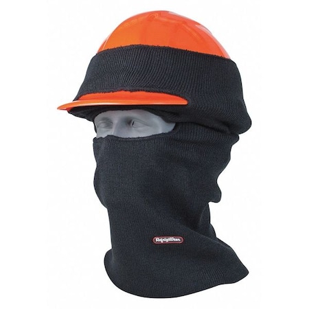 Refrigiwear Balaclava Hard Hat Black, Acrylic, Black, One Size 0067RBLKOSA