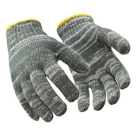 Refrigiwear Cold Protection Glove Liners, Poly/Cotton Palm, Multi-Color, L 0305RMLTLAR