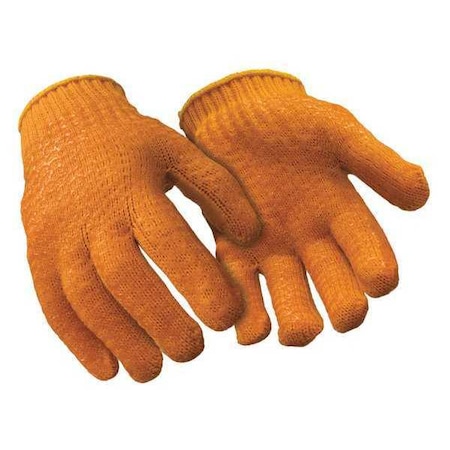 Refrigiwear Cold Protection Gloves, PVC Honeycomb Palm, Orange, S 0312RORGSML