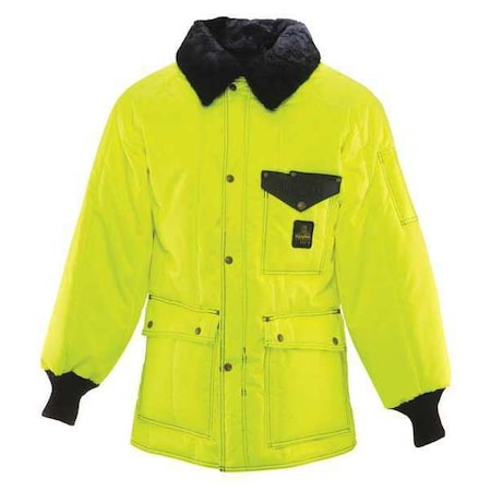 REFRIGIWEAR High-visibility Lime Hi-Vis Jacket size M 0358RHVLMED