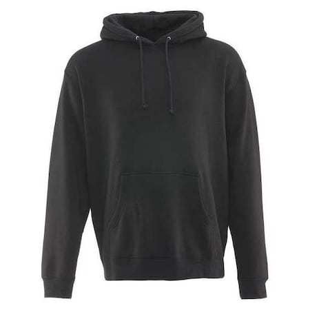 Refrigiwear Sweatshirt Hoodie Black Large 0486RBLKLAR