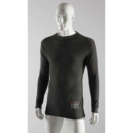 CHICAGO PROTECTIVE APPAREL FR Base Layer Crewneck Shirt, L, Gray CXA-54C