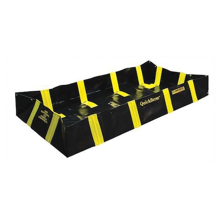 Justrite QuickBerm(R), 355 gal., Black 28538