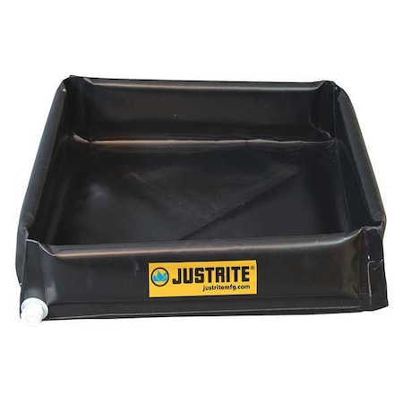 Justrite Spill Tray, 30 gal Spill Capacity, PVC 28442