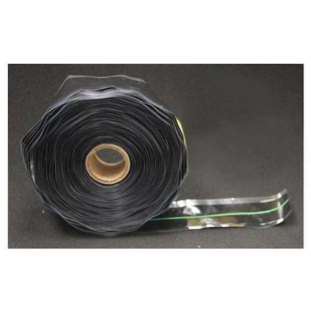 Er Tape Repair Tape, Silicone, Black/Green, 12 yd L GL40B67G00
