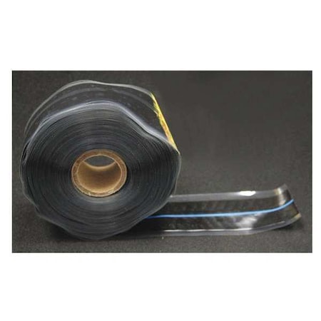 Er Tape Repair Tape, Silicone, Black/Blue, 12 yd L GL20B67100