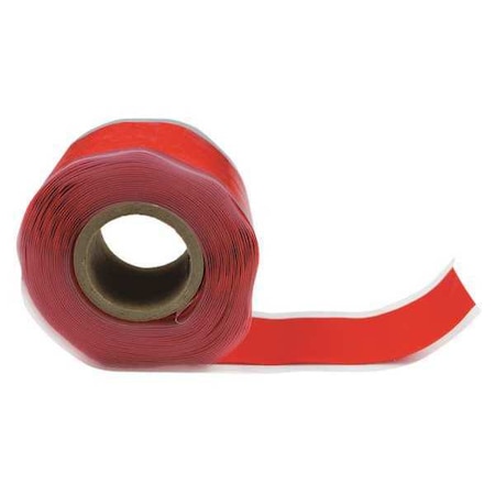Er Tape RepairTape, Silicone, Red, 4ydL, 1inW GL20R676BI