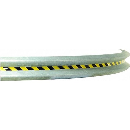 Vestil Guard Rail System - Curved Rail GR-H2R-CRV-BO-12-HDG
