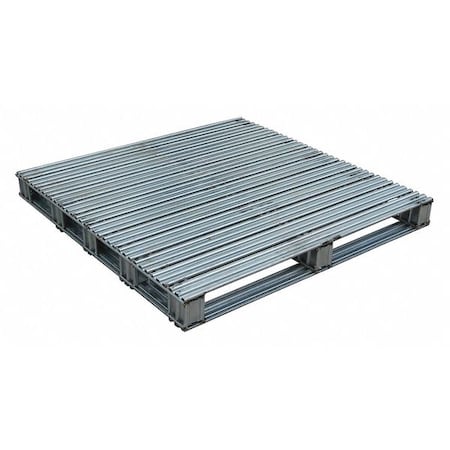 Vestil Steel Pallet, 48 in L, 48 in W, 4.75 H SPL-4848