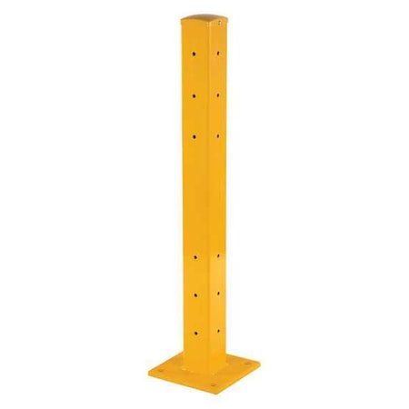 Vestil Structural Guard Rail - Rigid Post GR-F3R-DI-TP42-YL