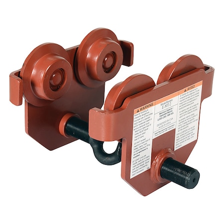 Vestil Low Profile Eye Manual Trolley - Push E-MT-2