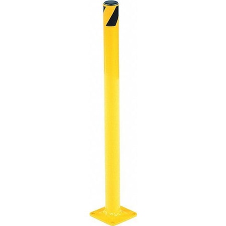 Vestil Steel Pipe Safety Bollard - Yellow BOL-24-2
