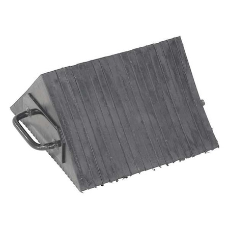 Vestil Laminated Rubber Wheel Chock With Grips LWC-14M