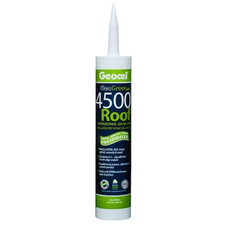 Geocel Sealant, 10 oz, Cartridge, Black, Hybrid Base, 4500 GC55103