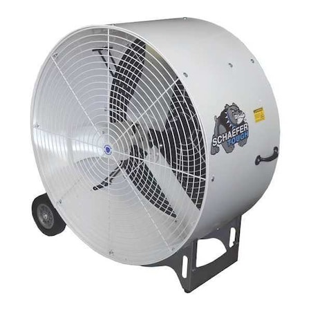 Schaefer Standard Duty Air Circulator, Floor Mount, 36 in Blade Dia, 115V, 11,700 cfm, Non-Oscillating VKM36-O