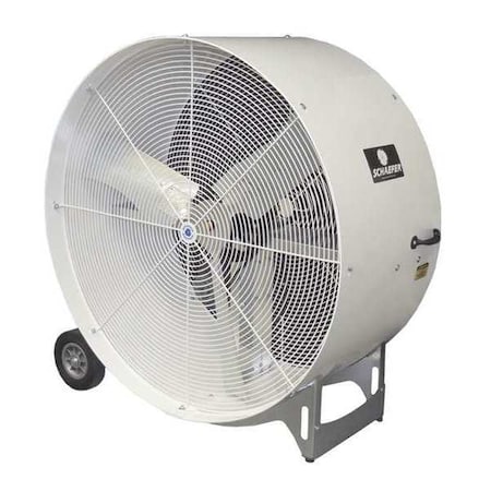 Schaefer Standard Duty Air Circulator, Floor Mount, 42 in Blade Dia, 115V, 7700/11,000 cfm, Non-Oscillating VKM42-2-O