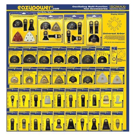 Eazypower Oscillating Tool Accessories, 4in, 40 pcs. 50607-1