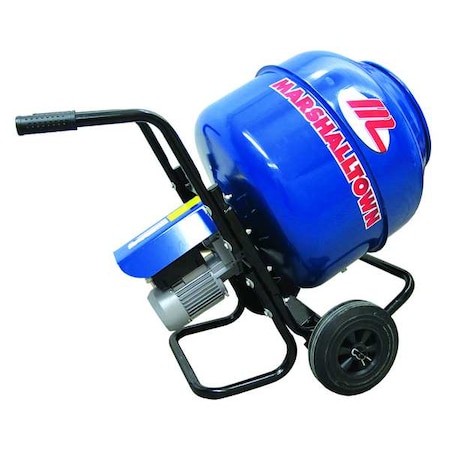 Marshalltown Wheelbarrow Mixer, 3 cu. ft., 1/2HP MIX3