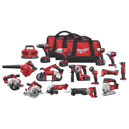 Milwaukee Tool M18™ 18V 15-Tool Cordless Combo Kit 2695-15